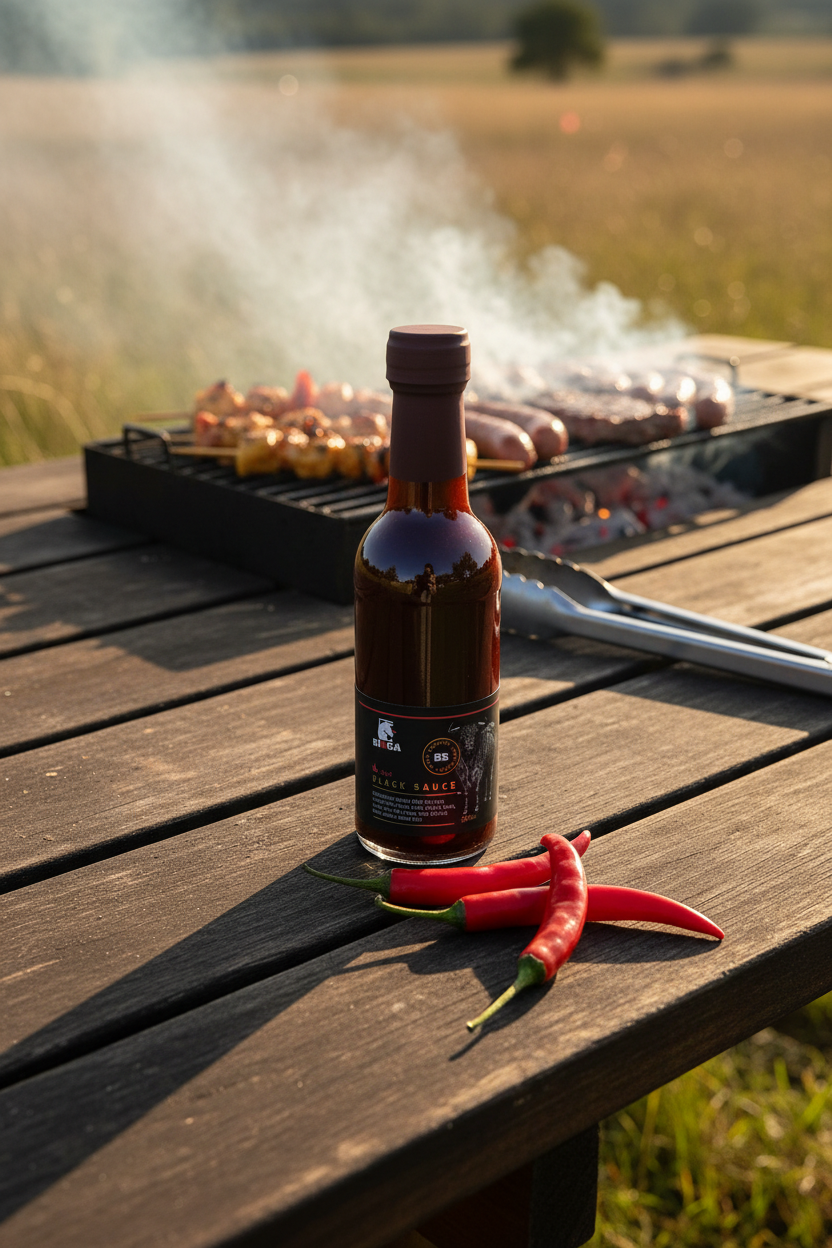 Hot Sauce 250ml BBQ with chillis